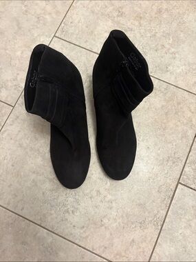 Gabor Gabor Black Suede Ankle Boots